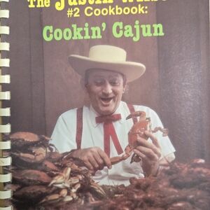 Cookin' Cajun Cookbook by - White and Red